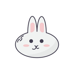 Vector cute animal sticker