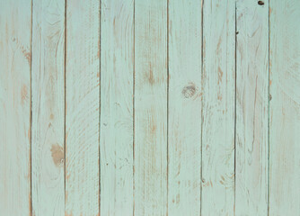 Naklejka premium Marine green wooden planks background. Concept: backgrounds, textures, abstract