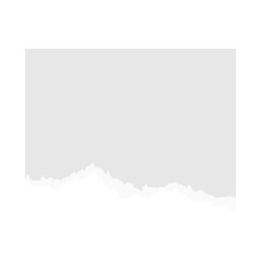 Obraz premium Torn Sheet Paper Illustration. Torn or ripped paper sheet. Scrapbook edge, notebook tear or blank page split illustration. Abstract realistic ornament or decoration clip art for banner background.