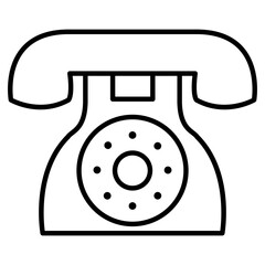 Vintage phone icon