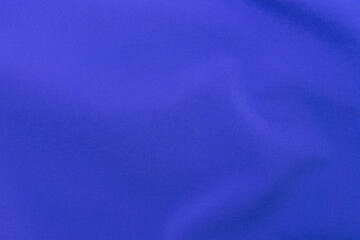 Synthetic fabric in blue color as texture, pattern, background