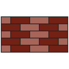 brick icon vector