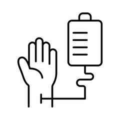 Obraz premium Blood donation icon