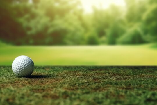 Golf mockup background. Generate Ai