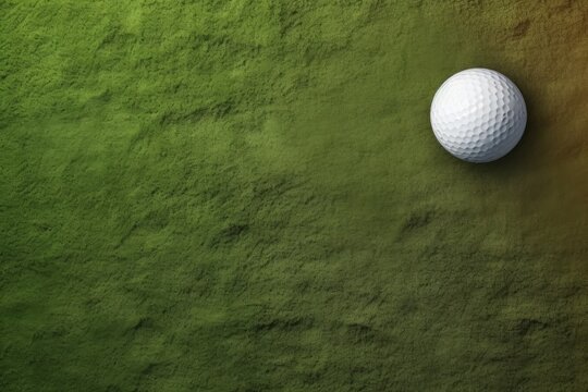 Golf ball background. Generate Ai