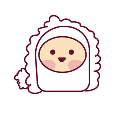 Free vector colorful cute animal collection
