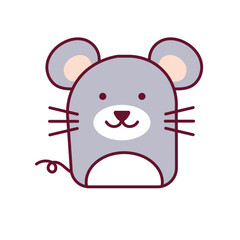 Free vector colorful cute animal collection