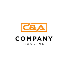 
Letter C and A square logo icon vector template.eps