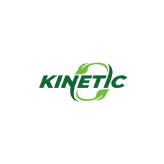 Kinetic Wordmark logo icon vector template.eps