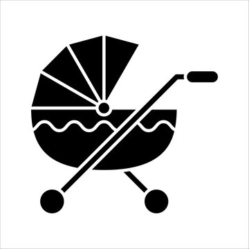 recommend clip art: stroller, pram, baby icon. Baby carriage icon. Thin linear baby carriage outline icon isolated on white background