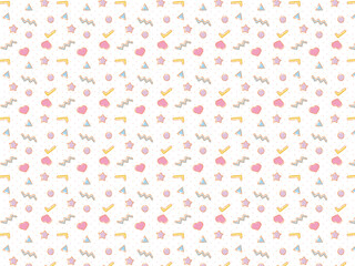 レトロポップファンシー背景