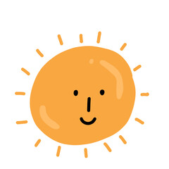 sun cartoon illustration