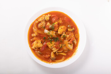 チキンのトマト煮込み