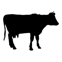 cow silhouette