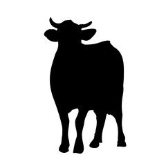 cow silhouette