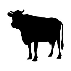 cow silhouette