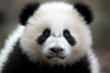 cute panda cub