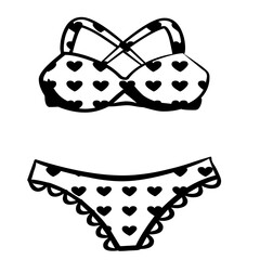 bikini tops and bottoms.underwear. Lace lingerie.black png