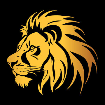 Golden Lion Variation 2 No Background - Gold Lion Logo Png, Transparent Png  - vhv