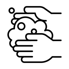 Washing hand icon