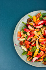 Green vegan vitamin salad.