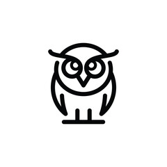Owl icon vector design trendy