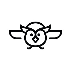 Owl icon vector design trendy