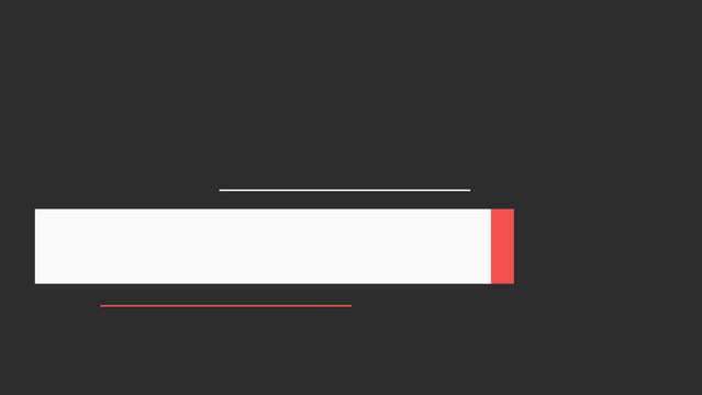 Modern lower third with empty copy space for writing custom messages, Lower third title intro design animation.