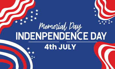 Obraz premium indenpendent day background 4th of july united state of america.