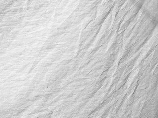 Fototapeta na wymiar Crumpled fabric texture background. Background texture pattern fabric white. Canvas background.
