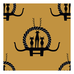 Hittite Sun Course Monument. Turkey Ankara Hittite sun. Symbol of Hittite,silhouette vector, editorial use - Vector. The first written constitution of the world.