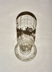 glassware with shadows