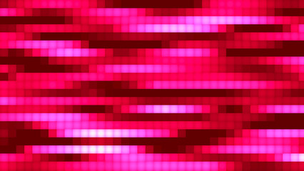 Background from lines. Colorful bright lines. Bright lines from squares. Seamless looping abstract background animation. Glowing Lines. Multicolored blur transition. Color gradient. 3D rendering.