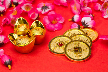 Chinese New Year Coins and Ingots
