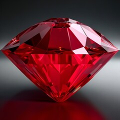 Naklejka na ściany i meble Beautiful red diamonds