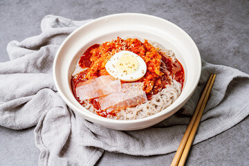 kodarinaengmyeon, Korean Cold Buckwheat Noodles with Half-dried Pollak food