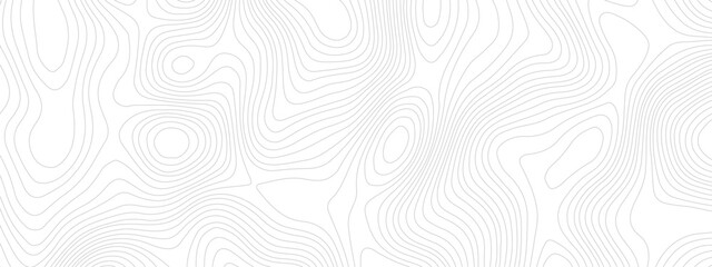 Abstract wave curved lines topographic contours map background. Abstract geographic wavy and curve grid lines map background.