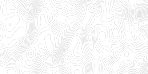 Abstract topographic wavy curve line background. Topography map pattern, Geographic curved relief. Topographic lines background. Vector illustration.