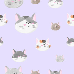 Pattern Little fat cat