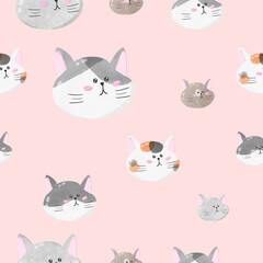 Pattern Little fat cat