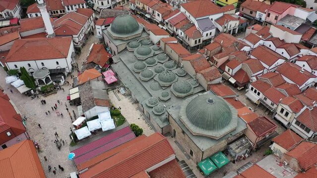 Skopje in Mazedonien aus der Luft | Aerial View of Skopje in Makedonia