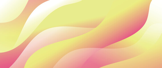 Abstract gradient fluid vector background. Vibrant wallpaper template with dynamic color and waves, blurred, blend. Futuristic modern backdrop design for business, presentation, ads, banner, web.