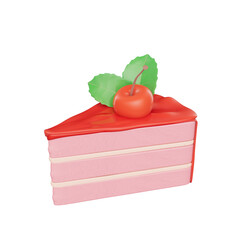 Sweet Cake 3D Illustration