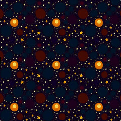 seamless background with star pattern