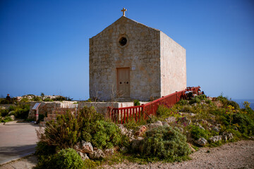 Fototapeta premium chapel in on a hill