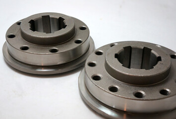 Metal flanges Turret, CNC milling industry.   high precision steel machine part       