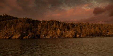 Sunset in Norway 