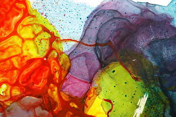 Alcohol ink abstract texture