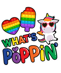What's Poppin Cool Unicorn In Sunglasses Unicorn