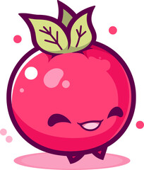 pomegranate in cartoon